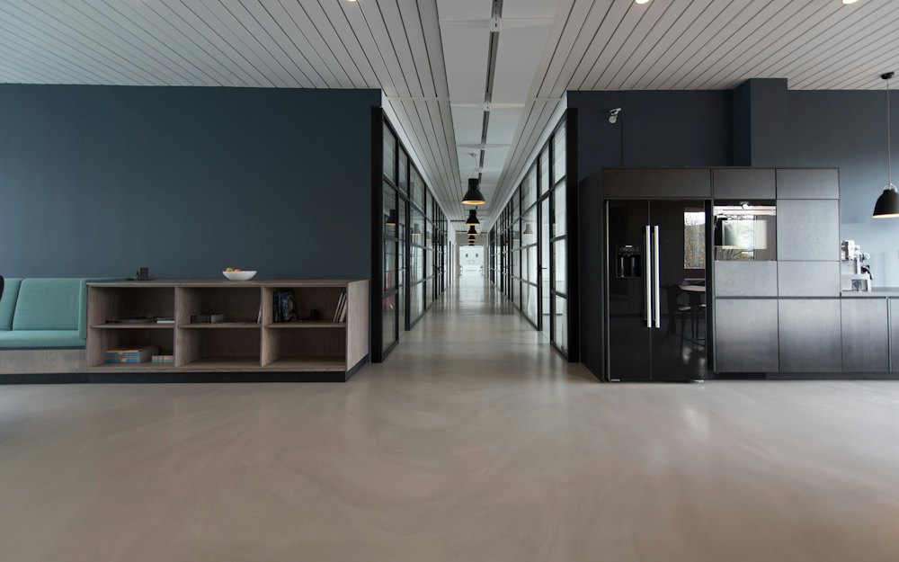 An office corridor